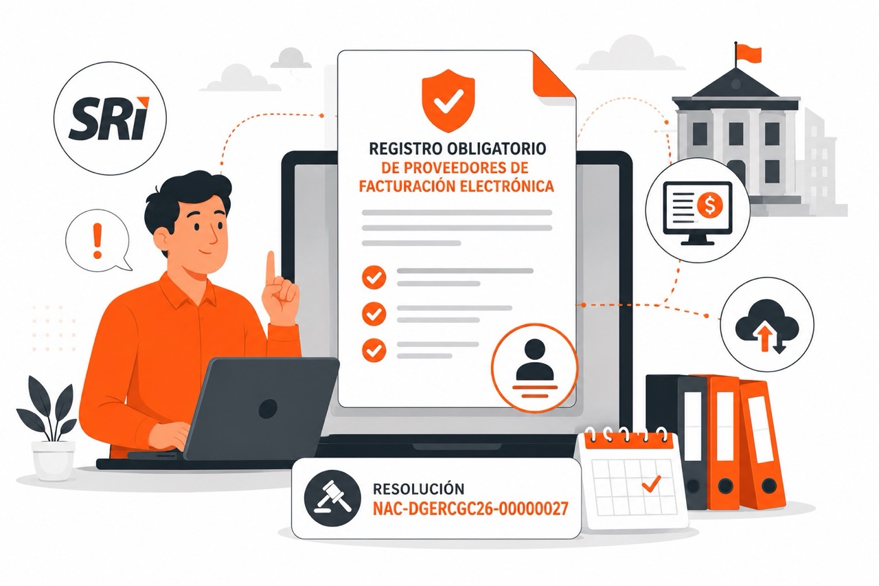 Resolución del SRI que obliga al registro de proveedores de facturación electrónica